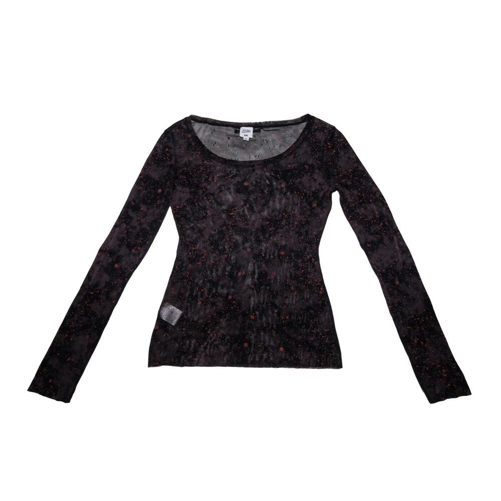Jean Paul Gaultier Femme Paint Splatter Sheer Women's Shirt